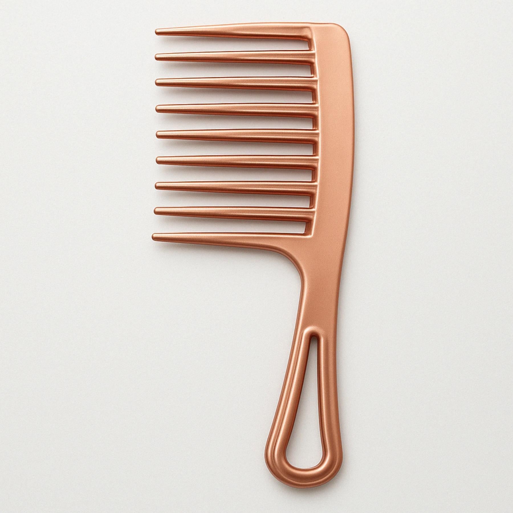 Peigne Larges Dents Satiné – Démêlage Doux &amp; Élégant